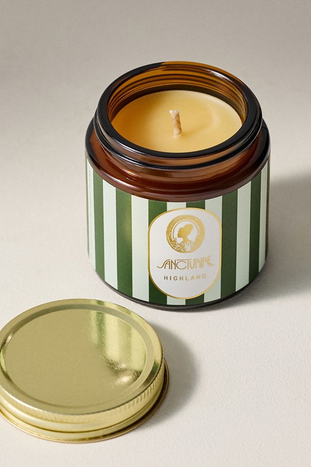 Sanctuaire Woody Highland Glass Candle #1