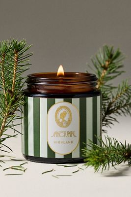 Sanctuaire Woody Highland Glass Candle