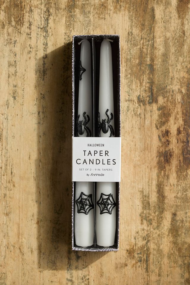 Spider Taper Candles, Set of 2 #1