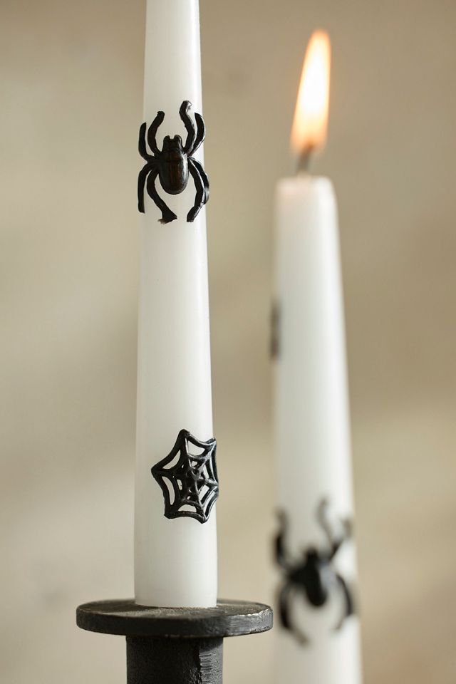 Spider Taper Candles, Set of 2 #2