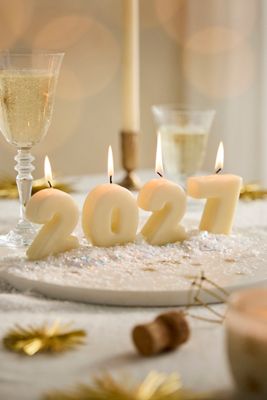 2027 Number Candle Set