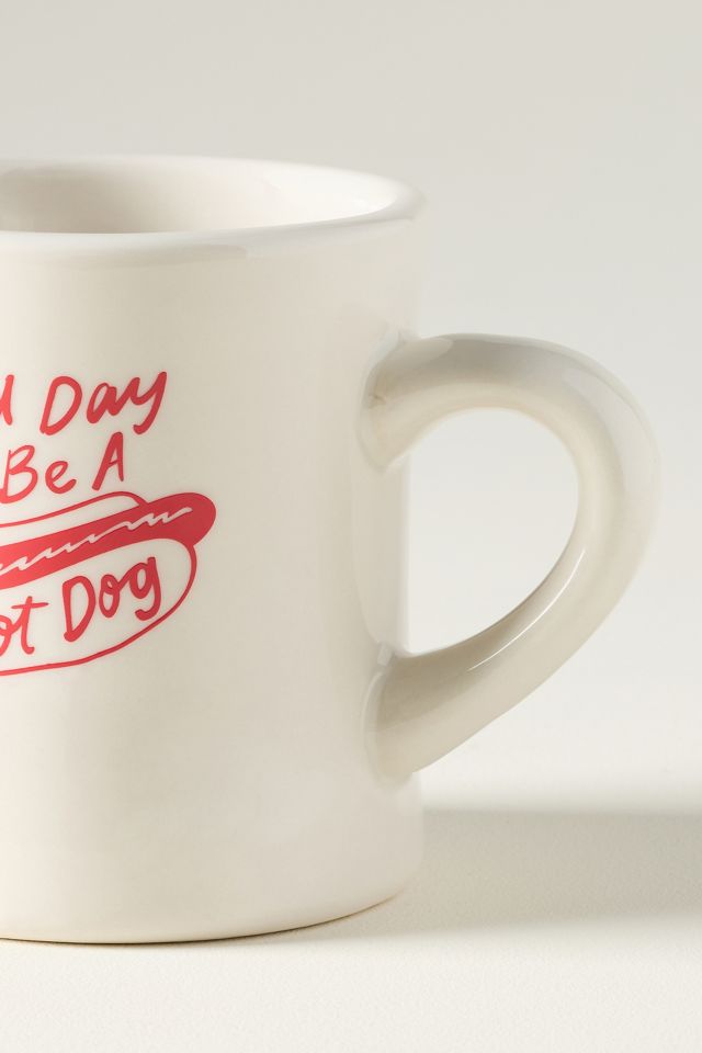 Alice & Wonder Stoneware Hot Dog Diner Mug #2