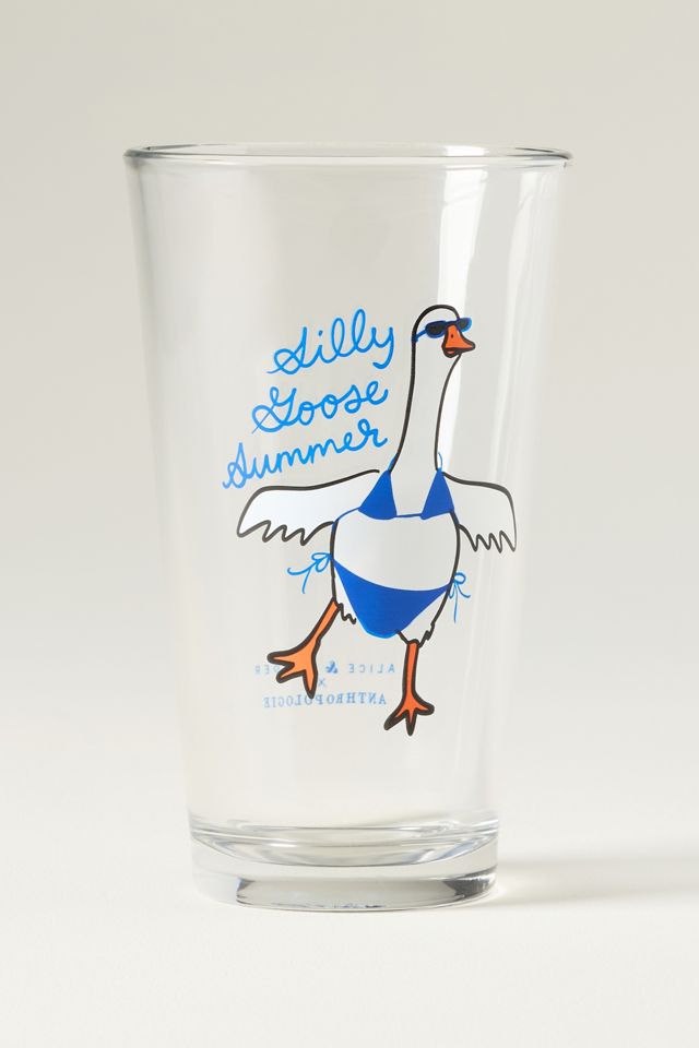 Alice & Wonder Silly Goose Pint Glass #2