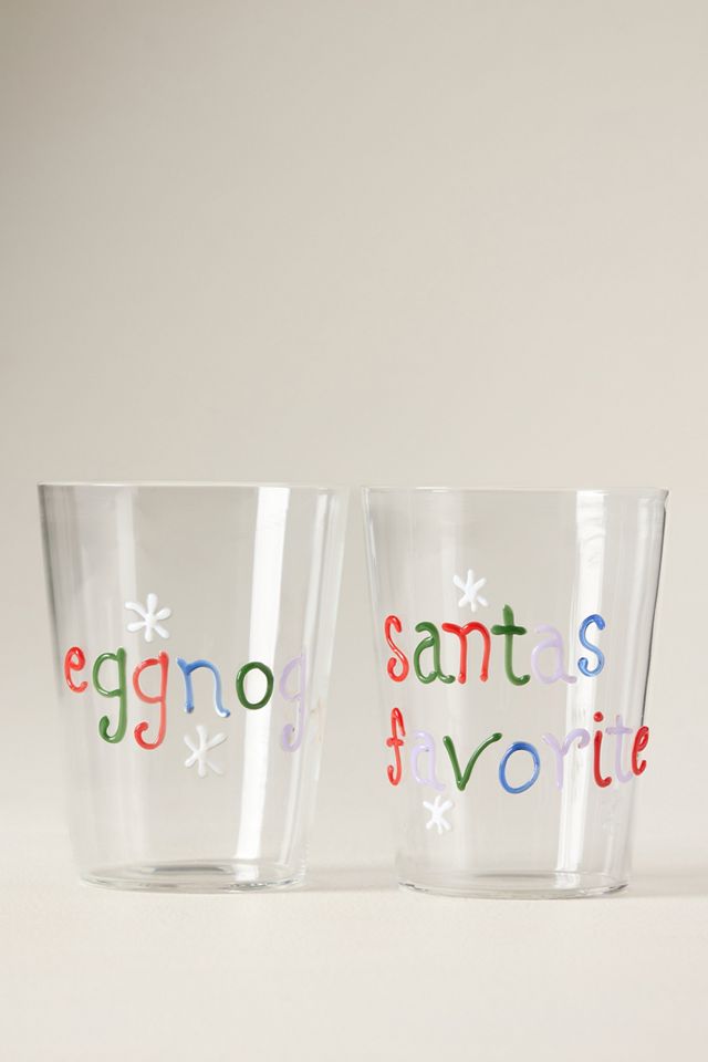 Love Notes Holiday Juice Glass #2
