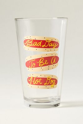 Alice & Wonder Hot Dog Pint Glass