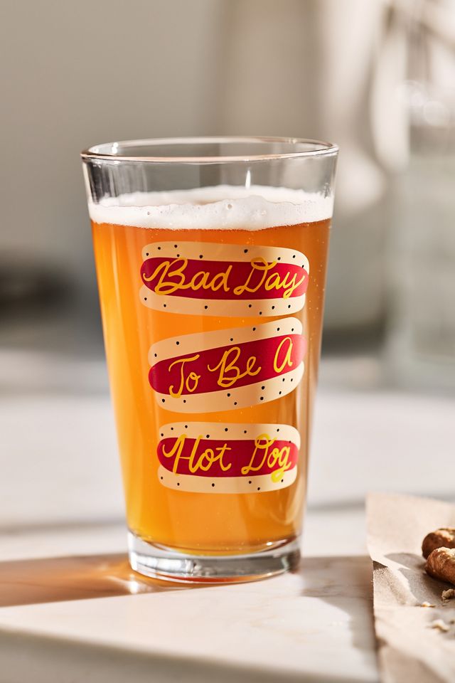 Alice & Wonder Hot Dog Pint Glass #3