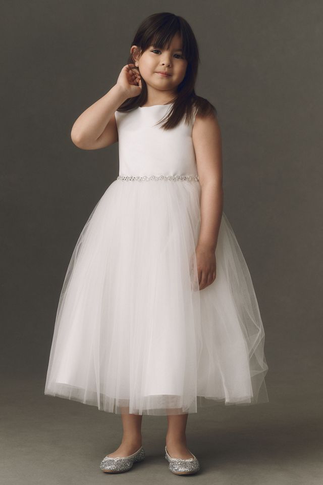 Princess Daliana Tulle Sparkle Flower Girl Dress #1