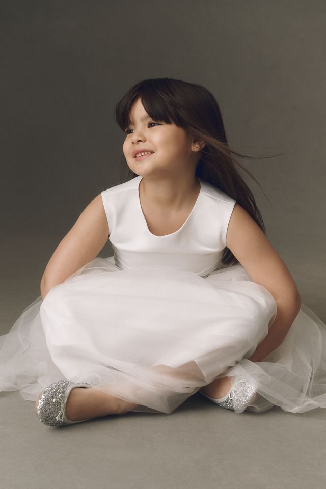 Princess Daliana Tulle Sparkle Flower Girl Dress #3