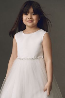 Princess Daliana Tulle Sparkle Flower Girl Dress