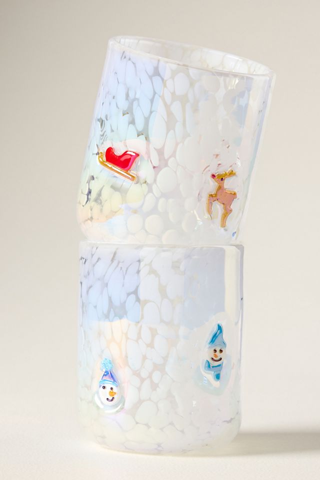 Festive Lustered Icon Juice Glass #2