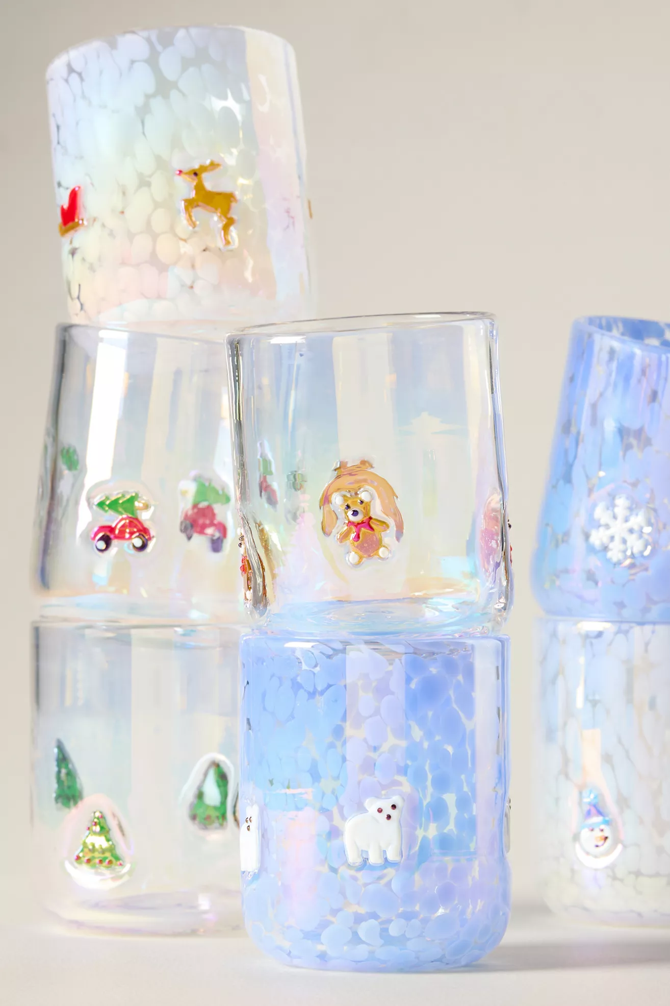 Festive Lustered Icon Juice Glass - thumbnail 5