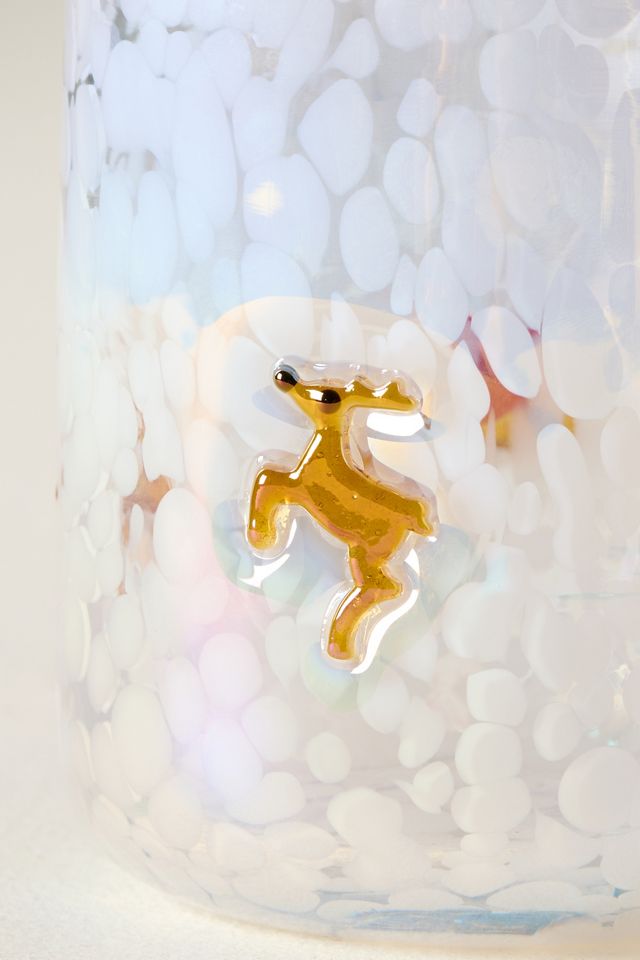 Festive Lustered Icon Juice Glass #3
