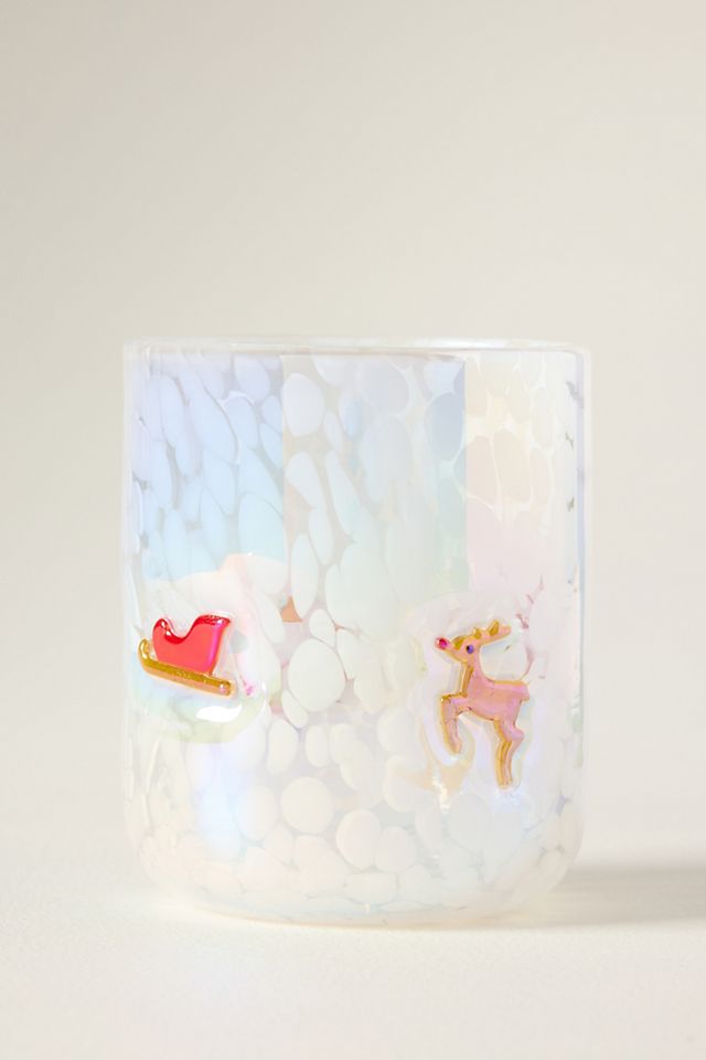 Festive Lustered Icon Juice Glass #1