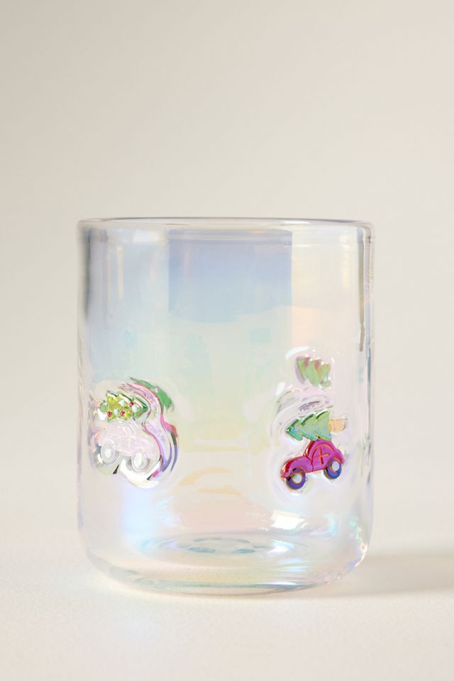Festive Lustered Icon Juice Glass #1