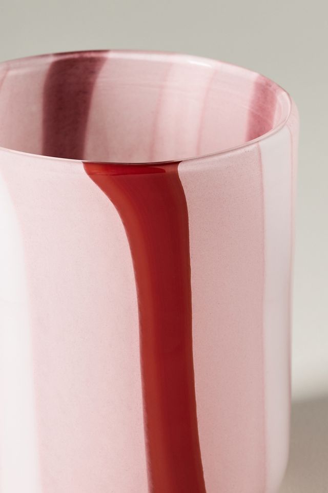 Ribbon Stripe Holiday Icon Juice Glass #3