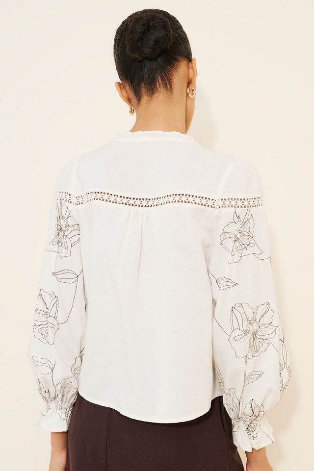 RAHI Ana Linen Blend Shirt #1