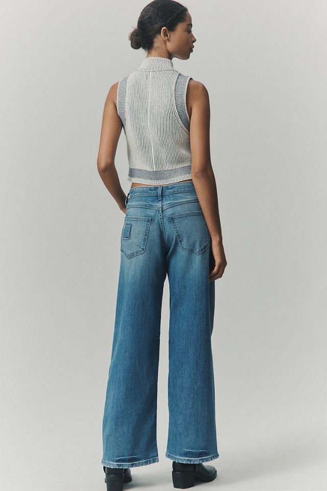 Pilcro Low-Rise Wide-Leg Jeans #1