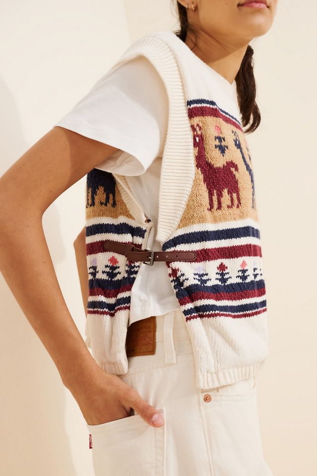 Pilcro Twofer Graphic Sweater #2
