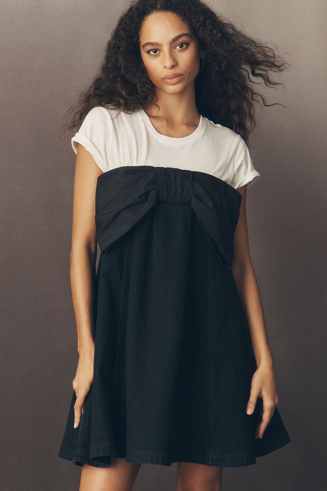 knee length dresses for ladies show me your mumu: bridgeport bow dress