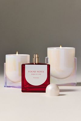 Found Notes Woody Juniper & Cedar Glass Candle