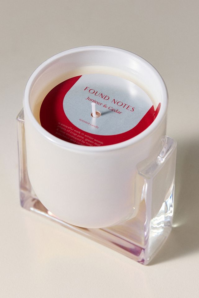 Candela in Vetro Found Notes Woody Juniper & Cedar #4