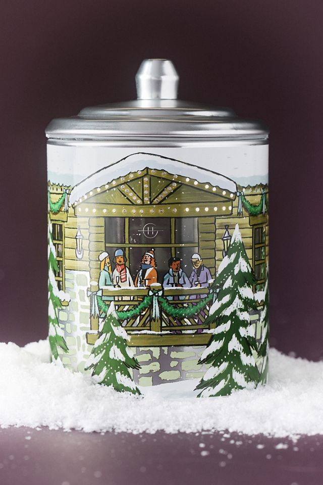 Glasshouse Woody White Christmas Boxed Glass Candle #2