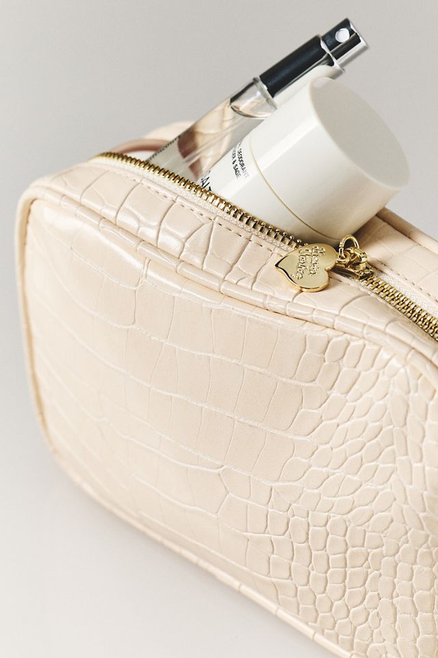 Frasier Sterling Croc Medium Pouch #1