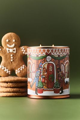 Glasshouse Gourmand Gingerbread House Boxed Glass Candle