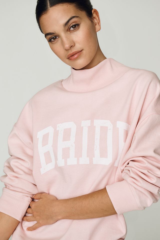 By Anthropologie Weddings Bride Mockneck Sweatshirt #2