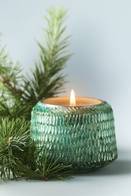 Gather Kerze von Anthropologie: Holzig Frische Balsam & Zedernholz