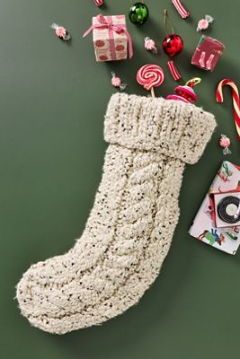 Holly Cable Knit Stocking