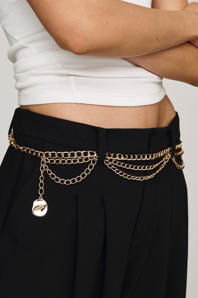 Ettika Layered Chain Belt #1
