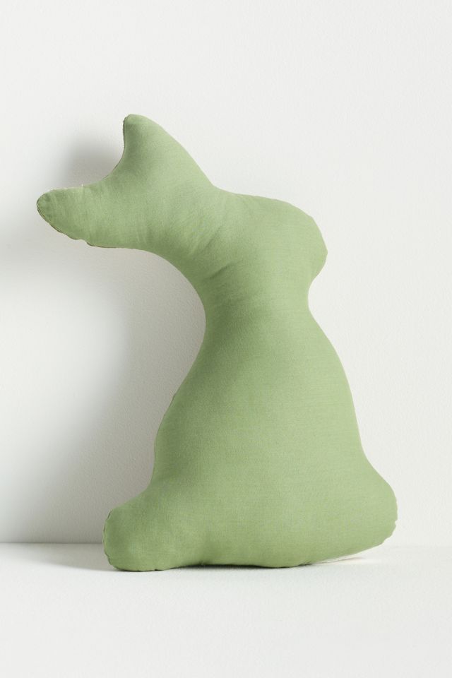 Cuscino in Cotone con Coniglietto Ricamato Woodland #2