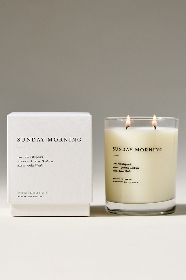 Brooklyn Candle Co. Floral Sunday Morning Glass Candle #2