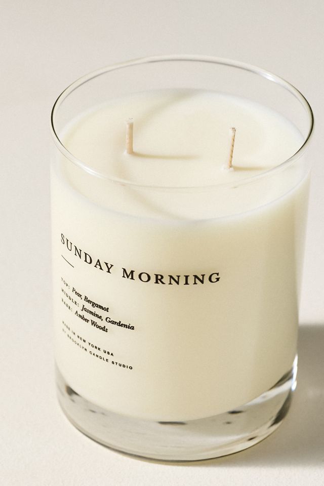 Brooklyn Candle Co. Floral Sunday Morning Glass Candle #3