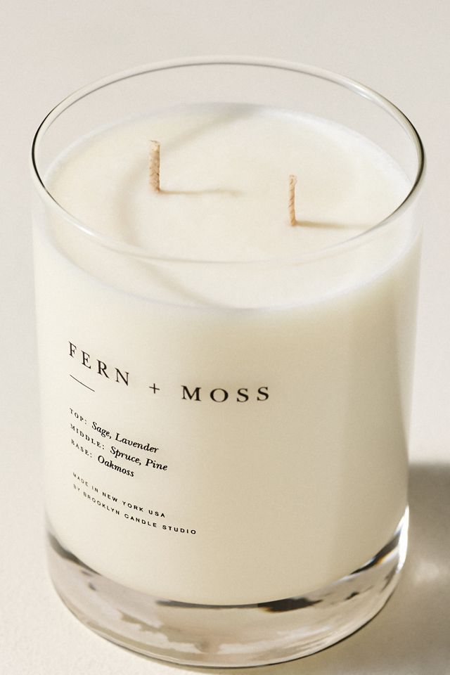 Brooklyn Candle Co. Fresh Fern + Moss Glass Candle #4