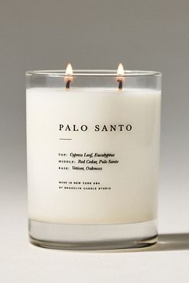 Brooklyn Candle Co. Woody Palo Santo Glass Candle