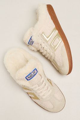 Back 70 Easter Sherpa Fleece Mule Sneakers
