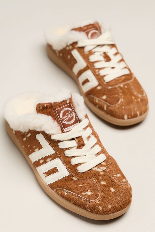 Back 70 Easter Animal Sherpa Fleece Lined Mules #1