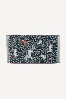 Aerith Cotton Velour Woven Hand Towel