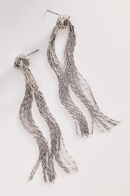 Chain Fringe Drop Earrings