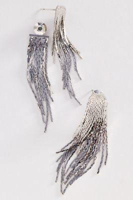 Metal Fringe Drop Earrings