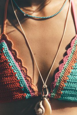 Colorful Beaded Tennis Necklace