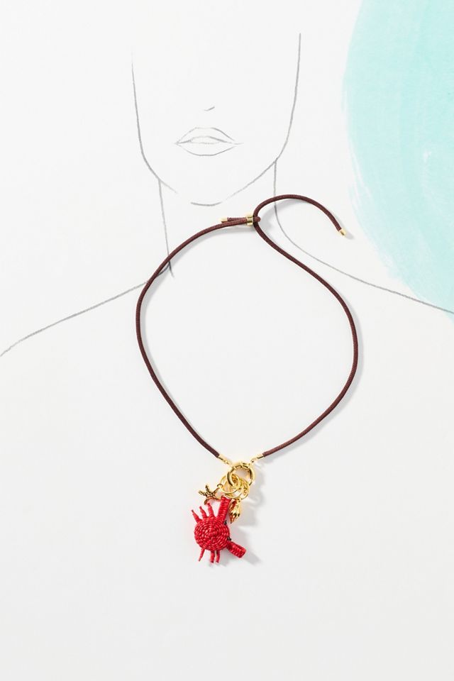 Bamboleira Senda Adjustable Cord Charm Necklace #2