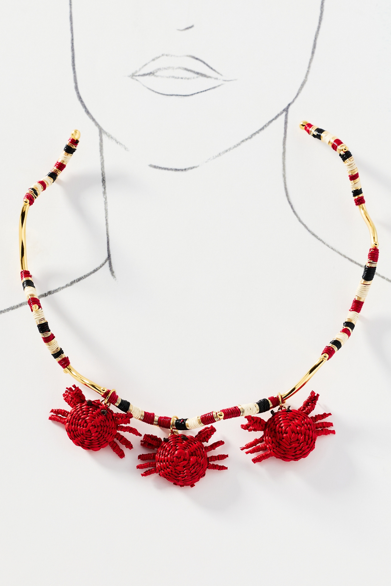 Bamboleira Sirocco Choker Charm Necklace
