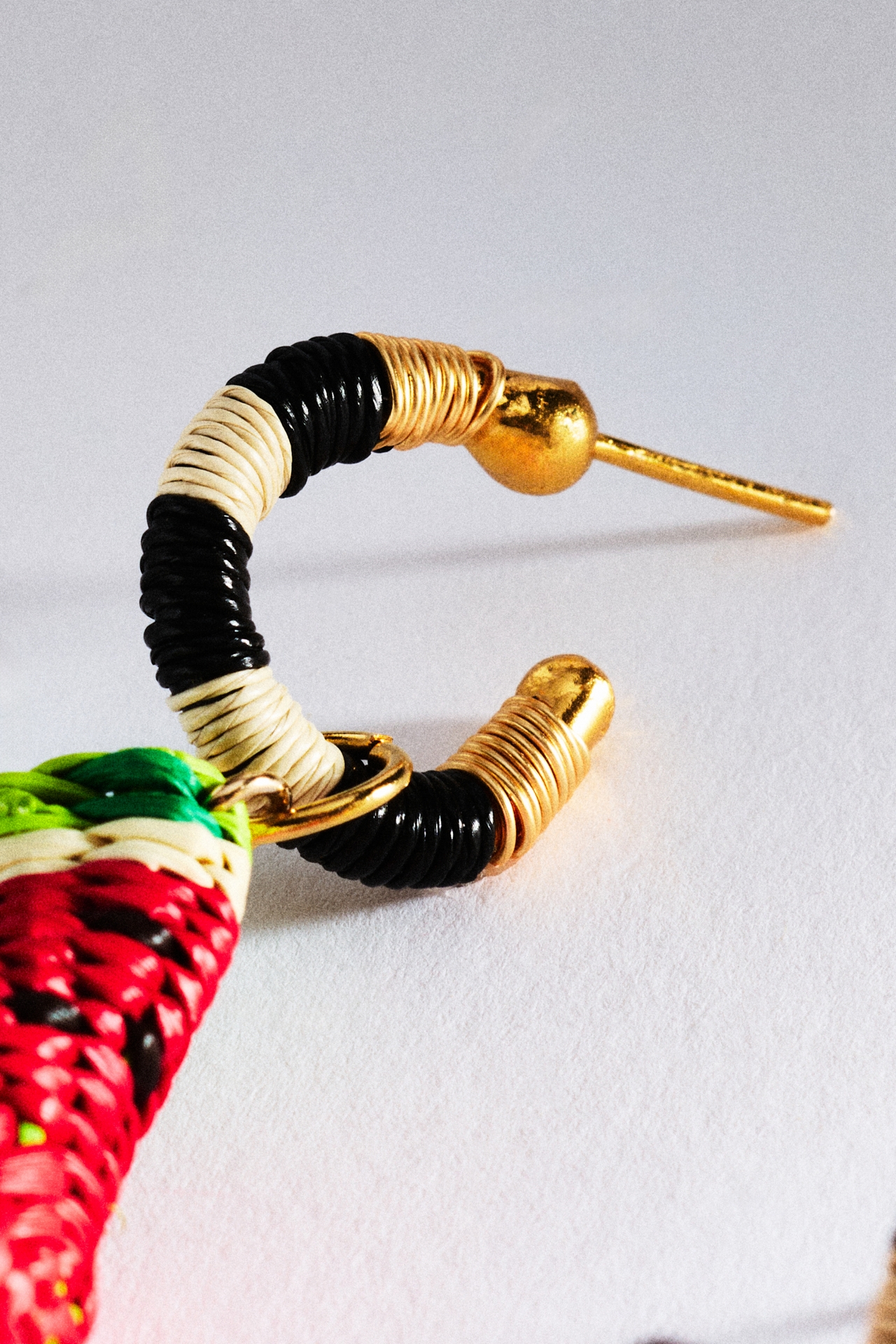 Bamboleira Clarte Charm Hoop Earrings