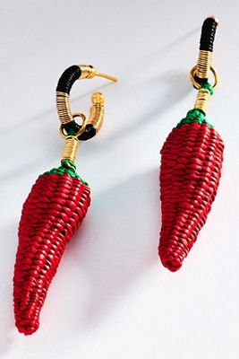 Bamboleira Clarte Charm Hoop Earrings