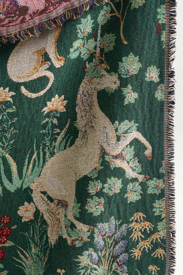 Winter Millifleur Cotton Woven Throw #1