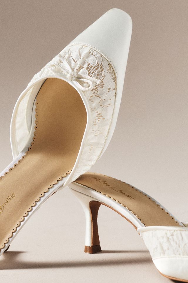 For Love & Lemons Beatrice Lace Mules #1