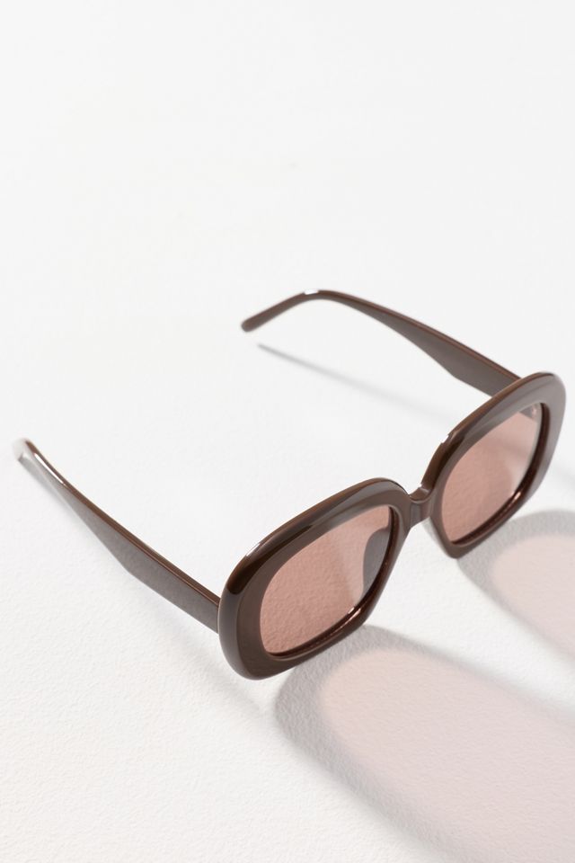 By Anthropologie Oversized Square Retro Sunglasses #1